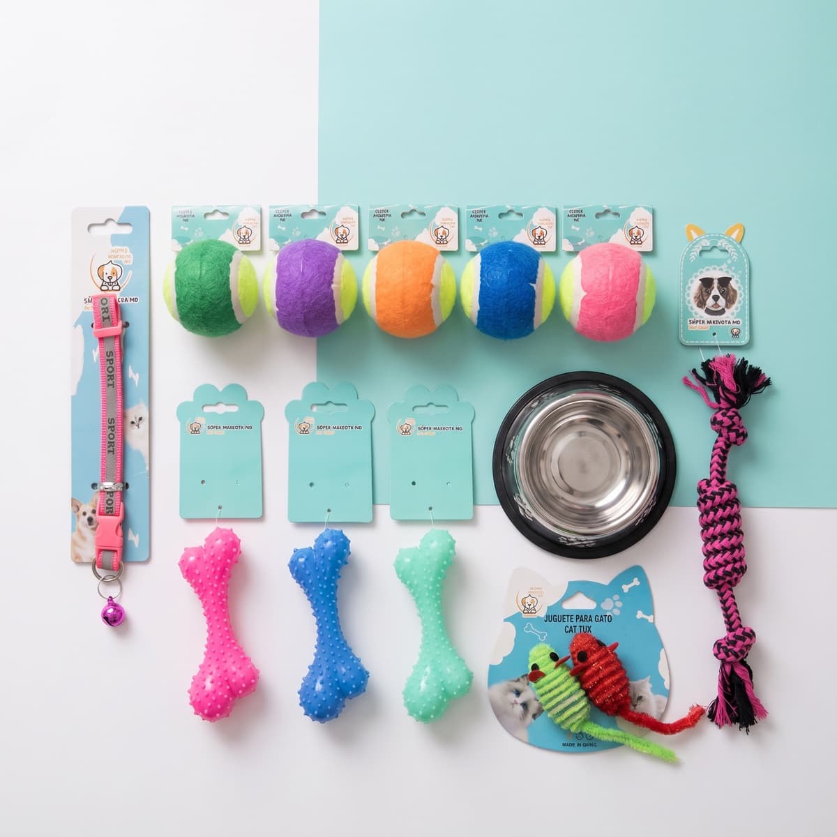 Surtido completo de productos para perro y gato de un paquete Keduoduo
