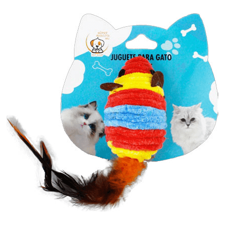 Ratón con plumas